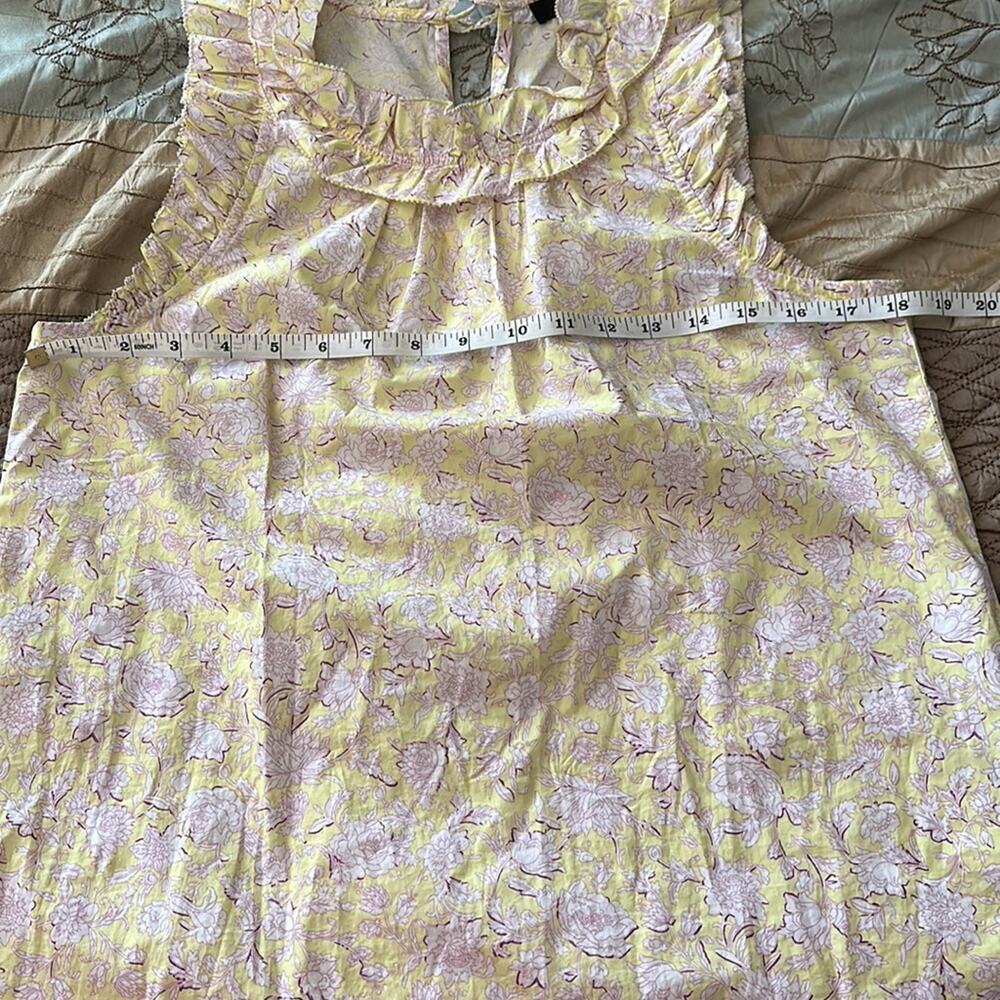 J. Crew | Ruffle Trim Top in Rose Vine Size XS - Picture 9 of 10